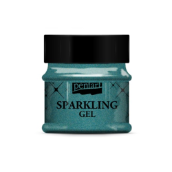 Sparkling gel (ιριδίζουσα πάστα) 50 ml, Pentart, Blue Silver